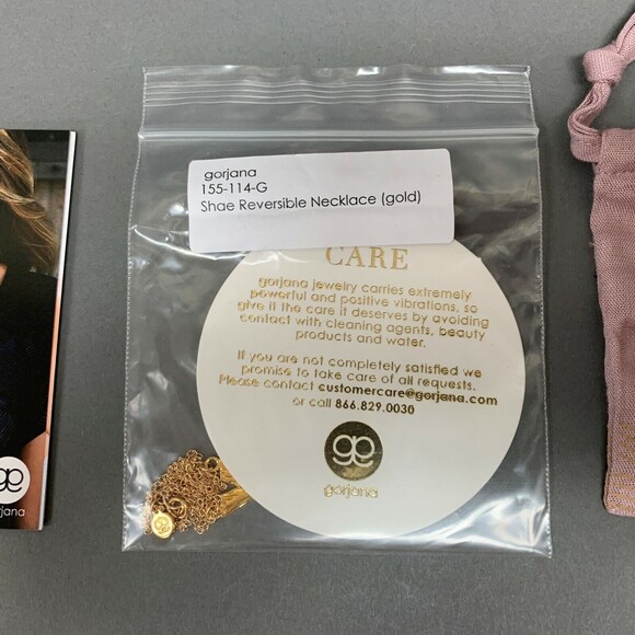 Gorjana Shae Reversible Gold Chain Necklace NWT - Picture 5 of 5